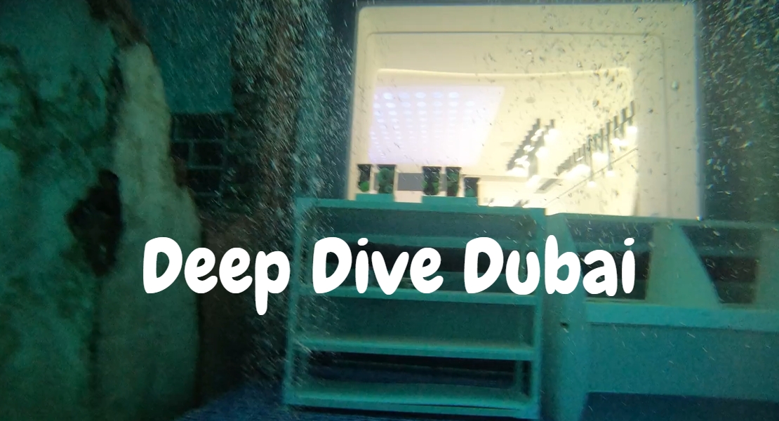 【杜拜】Deep Dive Dubai全世界最深潛水池超壯觀🥽裡頭就像是個水底城市!阿聯酋王子的水下世界